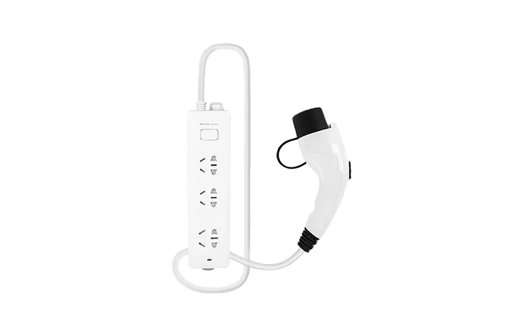 Cable de carga EV V2L de 10/16A + Regleta de 2 tomas