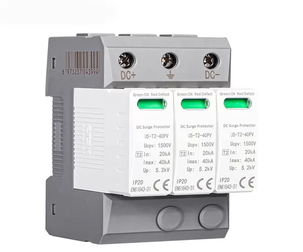 APU5 Clase T2-40 DC Dispositivo de Protección contra Sobretensiones (SPD)