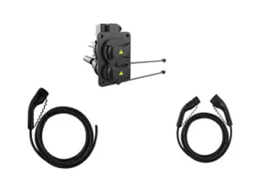Toma de carga CCS2 y conector del cargador CCS2