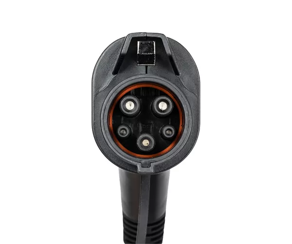 Conector de carga para vehículos eléctricos de corriente alterna SAE